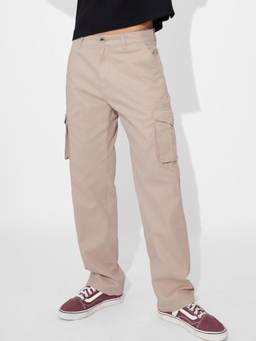Buy Solids: Sandy Brown Men Cargo Pants Online F56