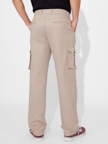 Buy Solids: Sandy Brown Men Cargo Pants Online F56