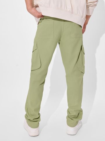 Buy Solids: Mint Men Cargo Pants Online F56
