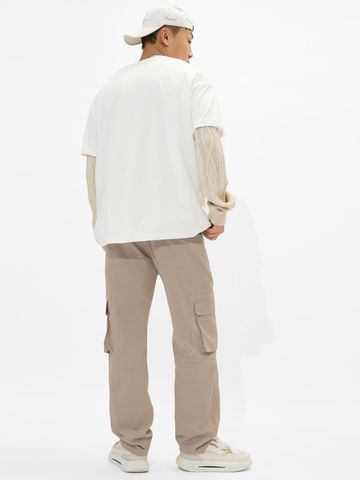 Buy Colourblock: Off-White, Brown Men Cargo Pants Online F56