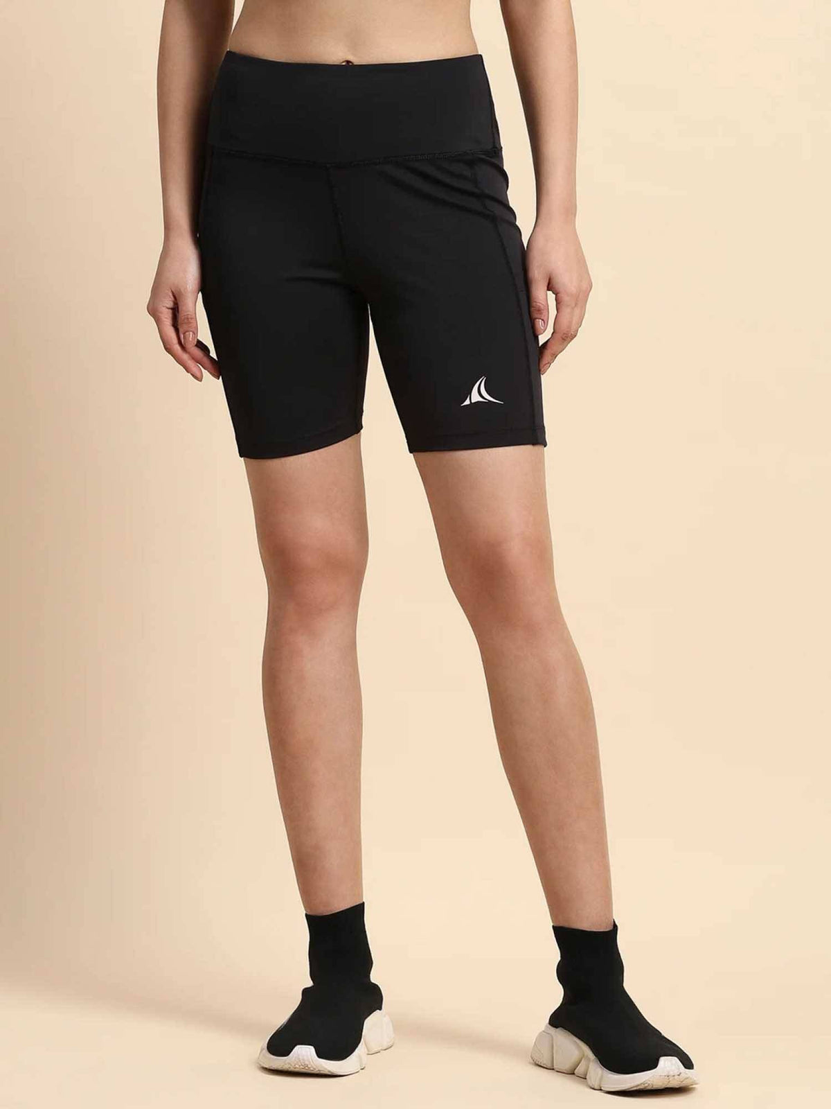 Grey Solid Polyester Regular Shorts - view 15