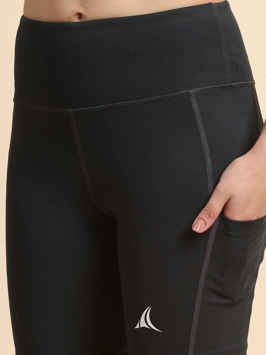 Grey Solid Polyester Regular Shorts - view 7