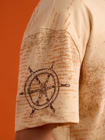 Buy TSS Originals: Let's Sail Men Oversized T-Shirts Online OS23