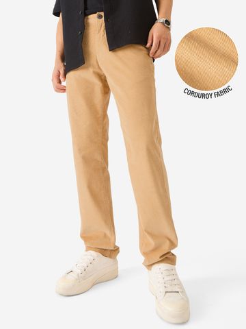Buy Solids: Camel Beige Men Jeans Online F56