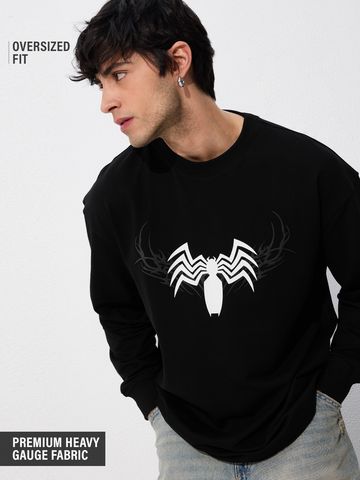 Buy Marvel: Venom Oversized Full Sleeve T-Shirts Online OS23