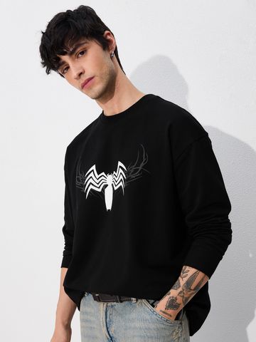 Buy Marvel: Venom Oversized Full Sleeve T-Shirts Online OS23