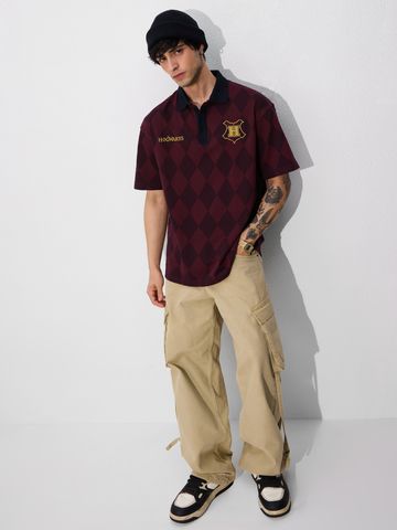 Buy Jacquard Polo: Harry Potter Hogwarts Oversized Polos Online. P09