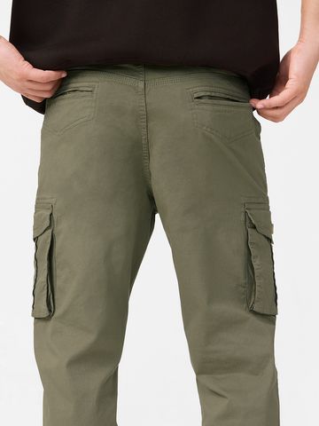 Buy Solids: Moss Green Men Cargo Pants Online F56