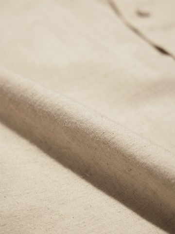 Buy Cotton Linen: Beige Men Shirts Online C76