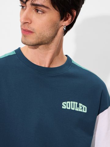 Buy Solids: Deep Sea Blue Oversized T-Shirts Online at The Souled Store. OS23