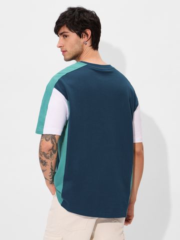 Buy Solids: Deep Sea Blue Oversized T-Shirts Online at The Souled Store. OS23