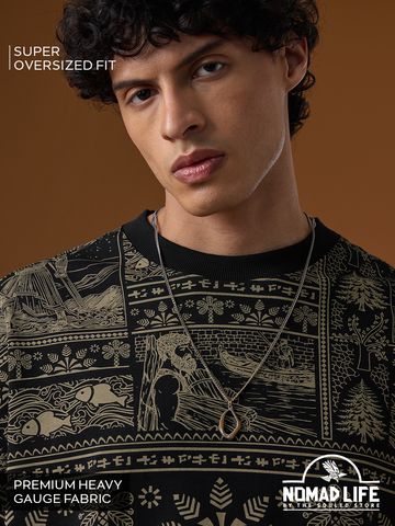 Buy Nomad: Gilgamesh Super Oversized T-Shirts Online OS23