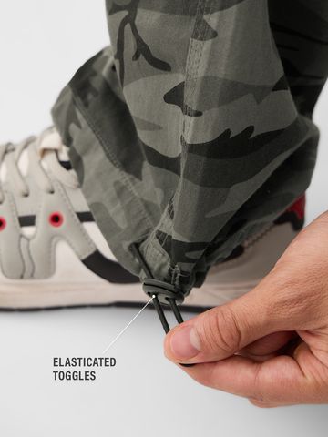 Buy Baggy-Fit Joggers: Grey CamoMen Joggers Online F56
