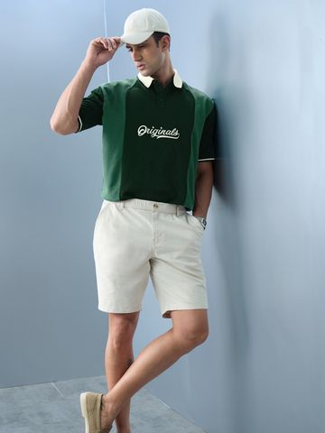 Buy Colourblock: Fern Oversized Polos Online P09