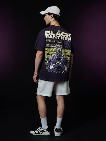 Buy Black Panther: Poster Men Oversized T-shirts online OS23