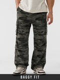 Buy Baggy-Fit Joggers: Grey CamoMen Joggers Online F56