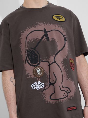 Buy Peanuts: Motorsports Oversized T-Shirts Online OS23