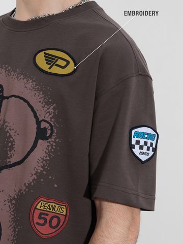 Buy Peanuts: Motorsports Oversized T-Shirts Online OS23