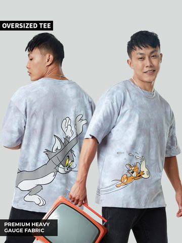 Buy Tom & Jerry: The Chase Mens Oversized T-Shirt Online. OS23