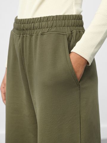 Flared Joggers: Hunter Green Women Flared Jogger JB65