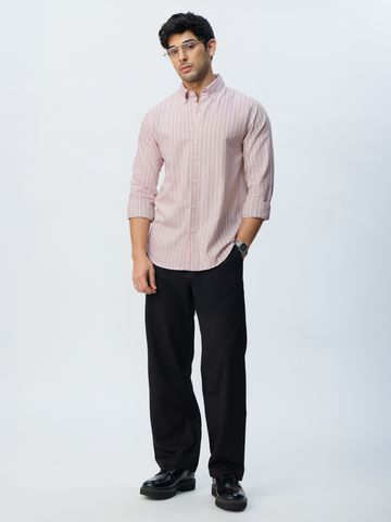 Buy Slim-Fit Shirt: Lilac Stripes For Men Online C76