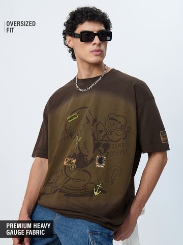 Buy Popeye: Legend Oversized T-Shirts Online OS23