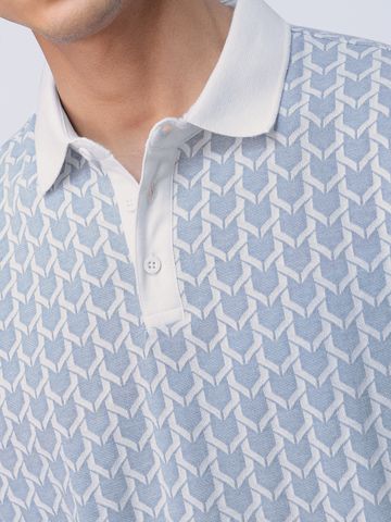 Buy Jacquard Polo: Dusk Men Polos Online P09
