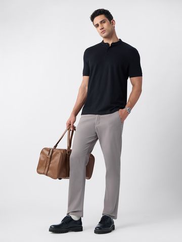 Buy Chinos: Light Grey Men Pants Online F56