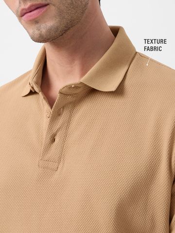 Buy Textured Polo: Biscotti Men Polos Online P09