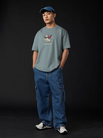 Buy Superman: Crypto Men Oversized Fit T-shirts Online OS23