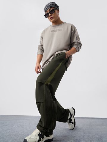 Buy Parachute Pants: Kale Green Men Pants Online F56
