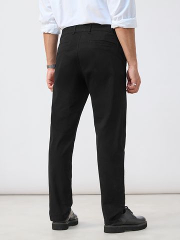 Buy Chinos: Classic Black Men Pants Online F56