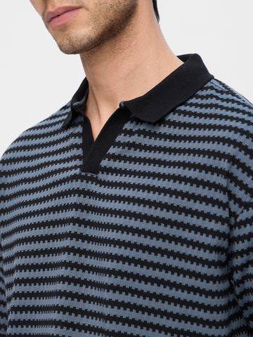 Buy Jacquard Polo: Twilight Oversized Polos Online P09