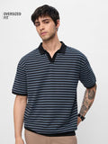 Buy Jacquard Polo: Twilight Oversized Polos Online P09
