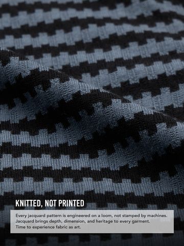 Buy Jacquard Polo: Twilight Oversized Polos Online P09
