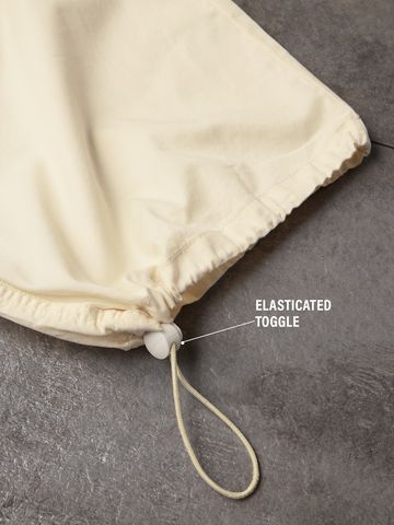 Parachute Pants: Beige Women Cargo Pants JB65