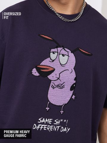 Buy Courage: Different Day Oversized T-Shirts Online OS23