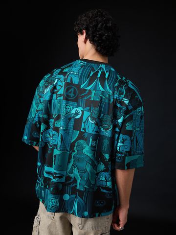 Buy Fantastic Four: Team Up Oversized T-shirt Online OS23