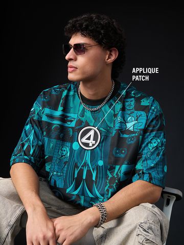 Buy Fantastic Four: Team Up Oversized T-shirt Online OS23