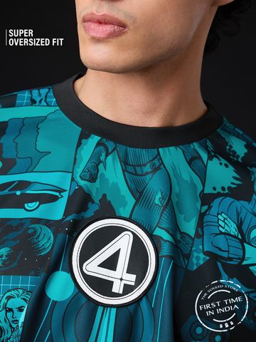 Buy Fantastic Four: Team Up Oversized T-shirt Online OS23