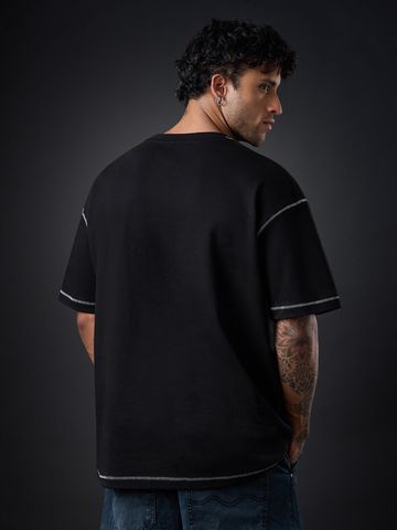 Buy Batman: Logo Oversized Full Sleeve T-Shirt Online OS23