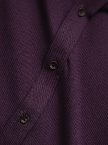 Buy Textured Shirt: Mulberry Knit Shirt Online C76