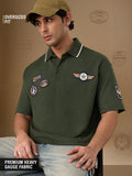 Buy Freedom: Army Men Oversized Polo Online P09