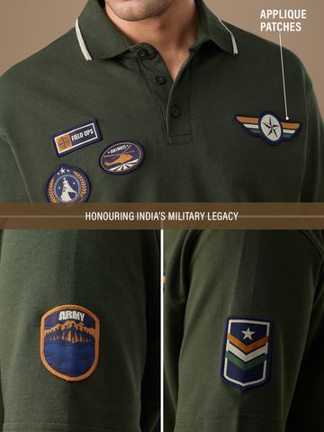 Buy Freedom: Army Men Oversized Polo Online P09