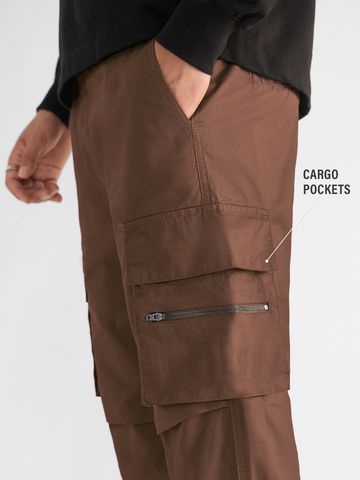 Buy Parachute Pants: Macchiato For Men Online F56