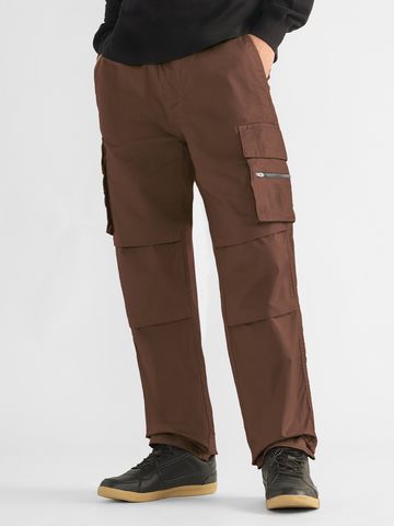 Buy Parachute Pants: Macchiato For Men Online F56