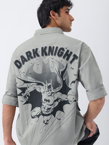 Buy Batman: Dark Knight Returns Men Utility Shirts Online C76