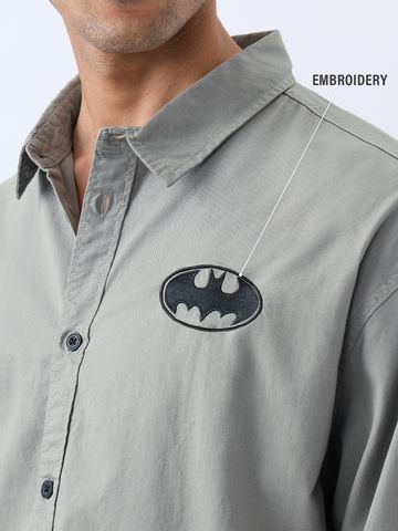 Buy Batman: Dark Knight Returns Men Utility Shirts Online C76