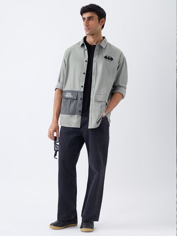 Buy Batman: Dark Knight Returns Men Utility Shirts Online C76