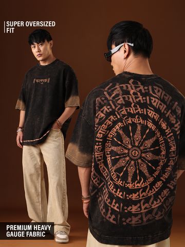 Buy Oversized T-Shirt: Kaal Chakra For Men Online OS23